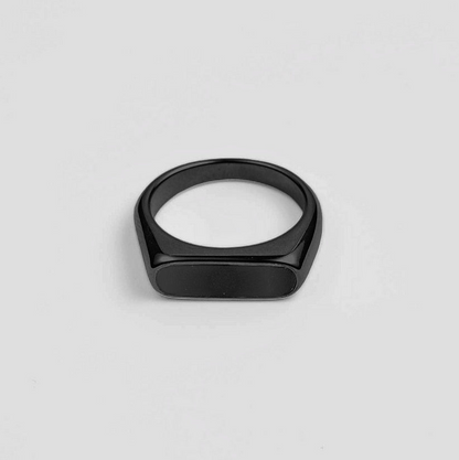 Arc Signet [Black] Ring